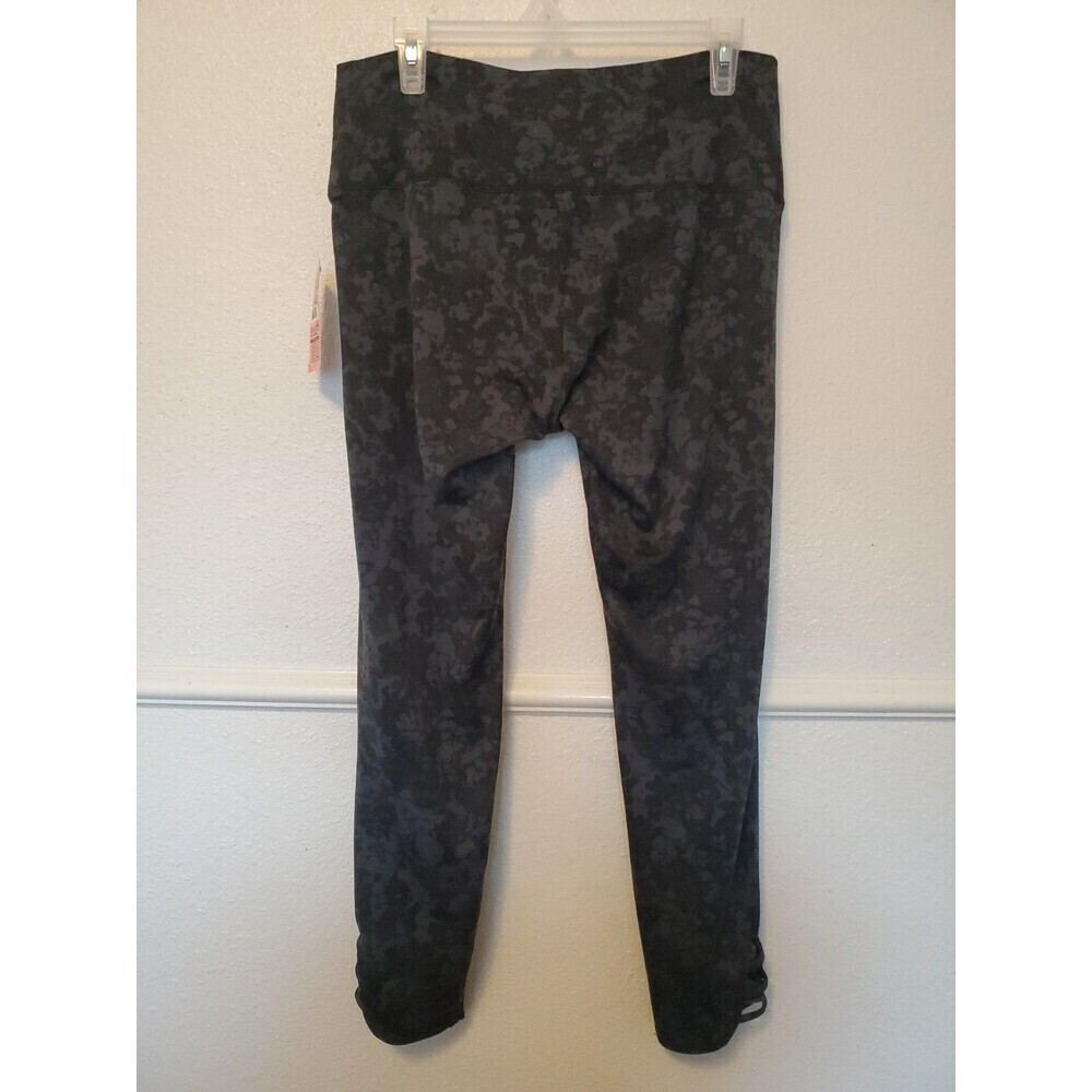 New Womens Member's Mark Lounge‎ Leggings Gray Olive Camououflage Hem Detail XL - Picture 15 of 16